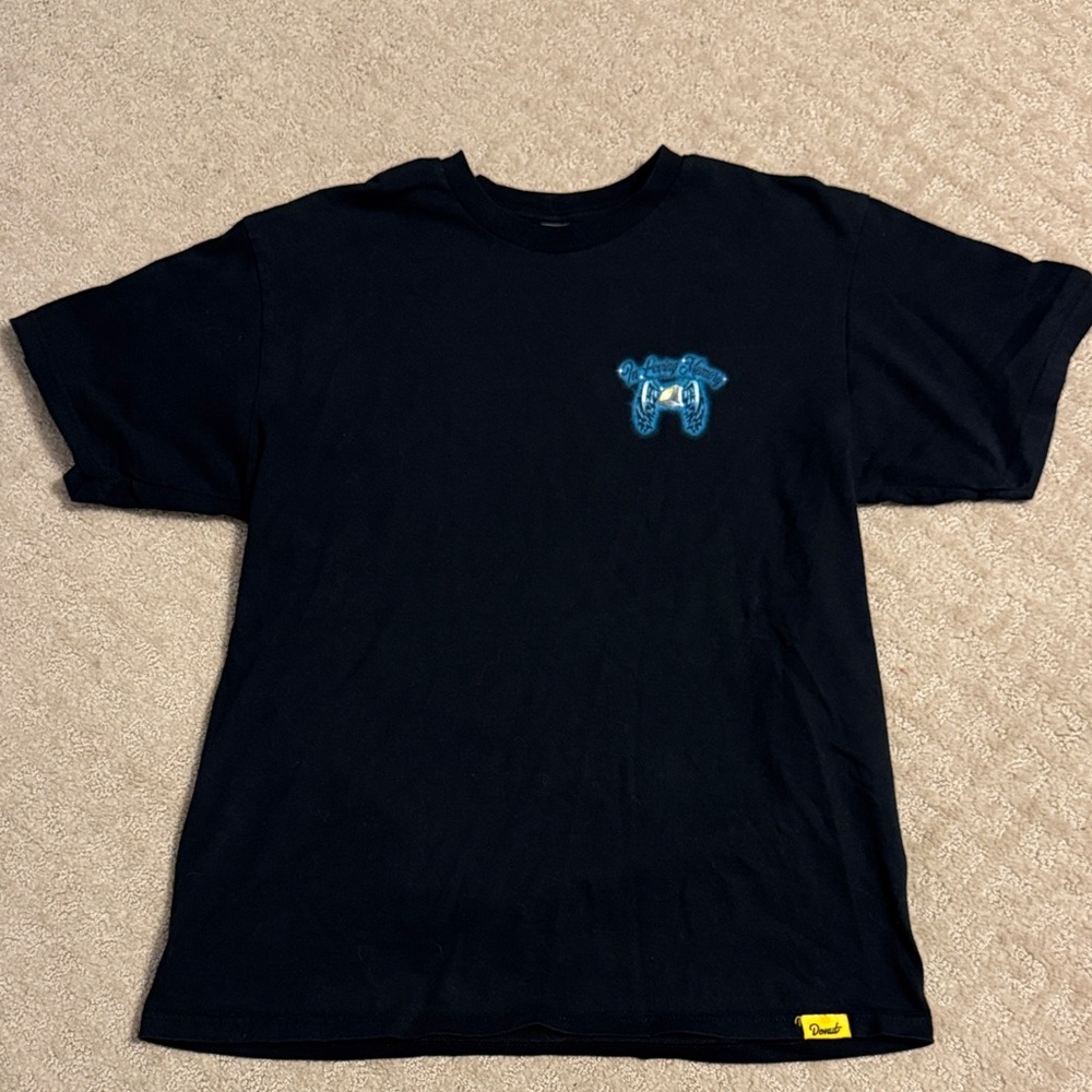 Donut Media Black “In Loving Memory - Pop Up Headlights” T-Shirt